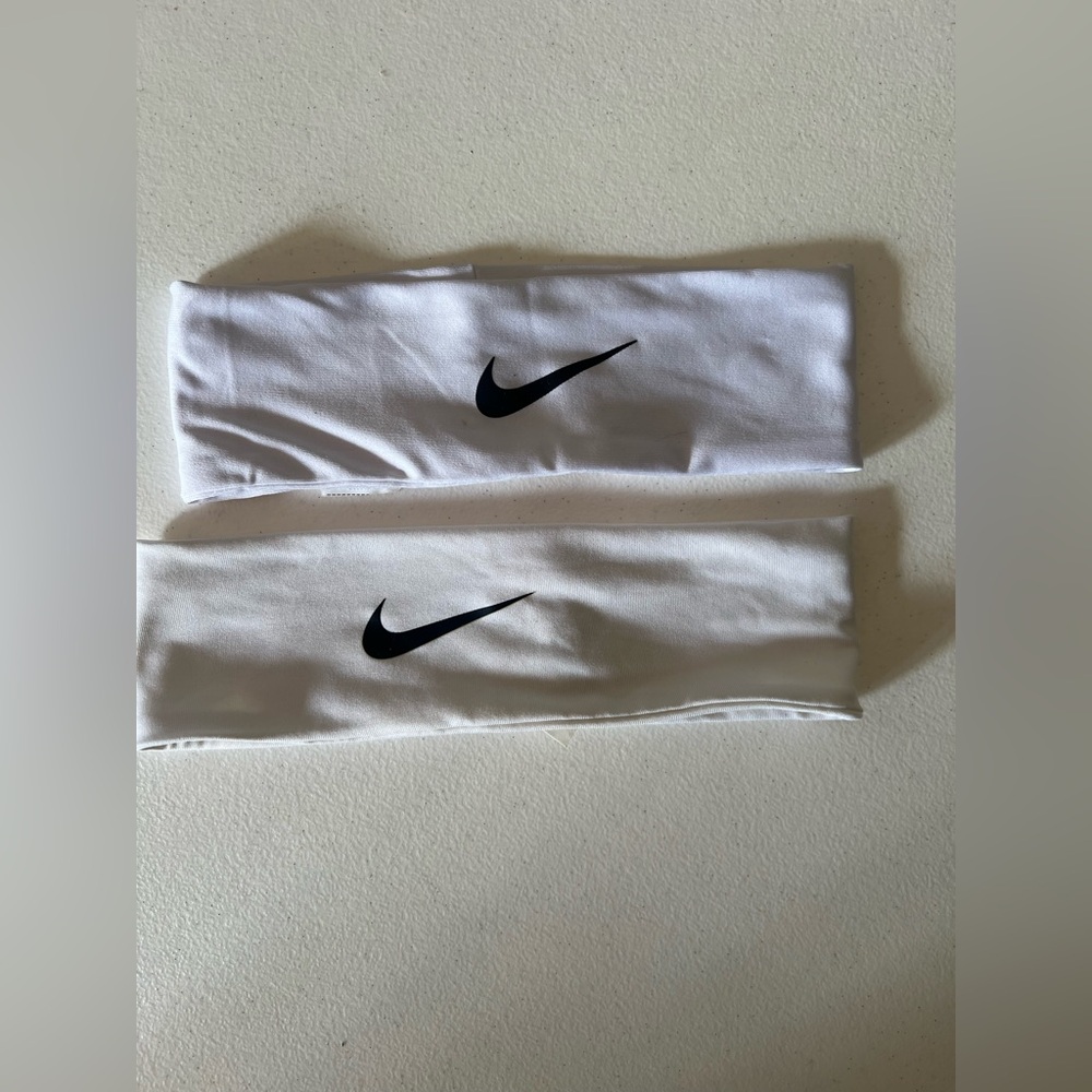 Nike White Headbands